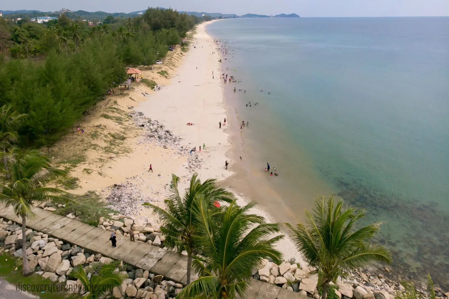 Pantai Pulau Kekabu Drone View