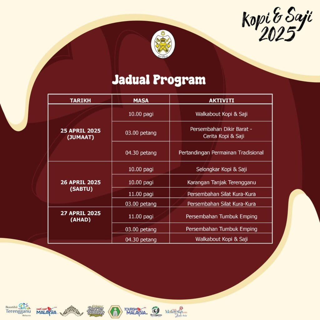 Kopi dan Saji 2025 Jadual Program