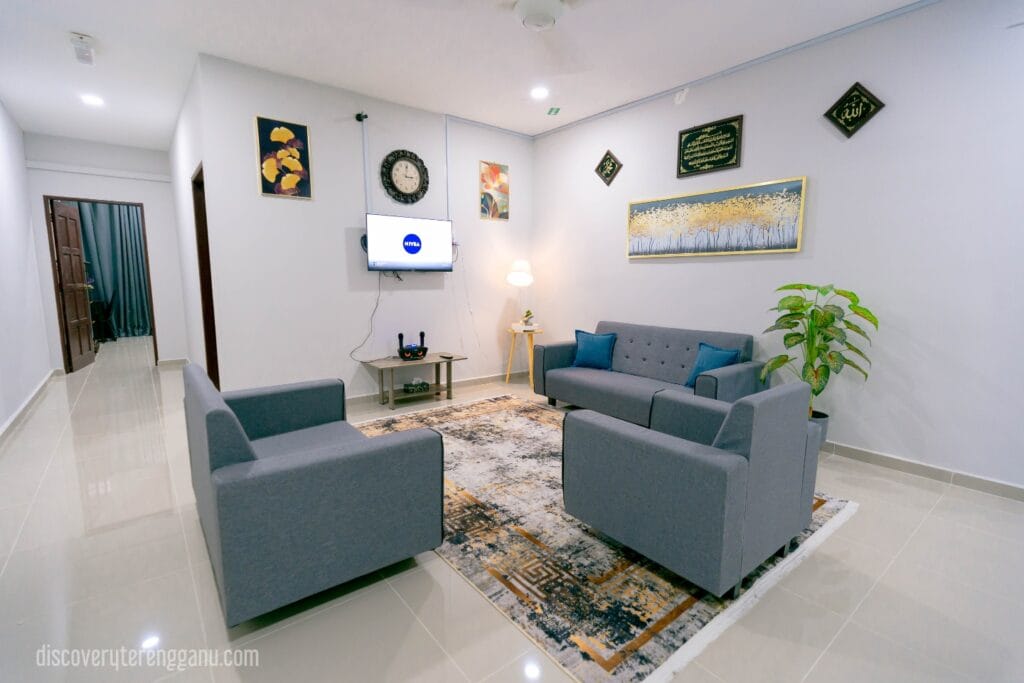 Ruangan Keluarga di Homestay