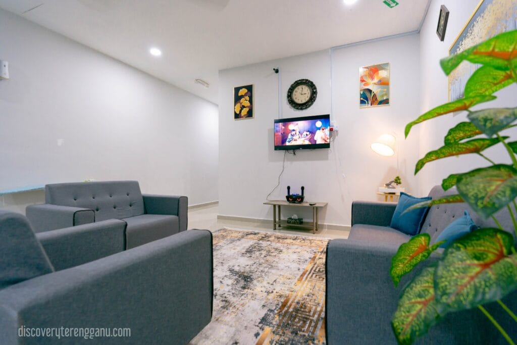 Ruang Tamu di Tamu Homestay
