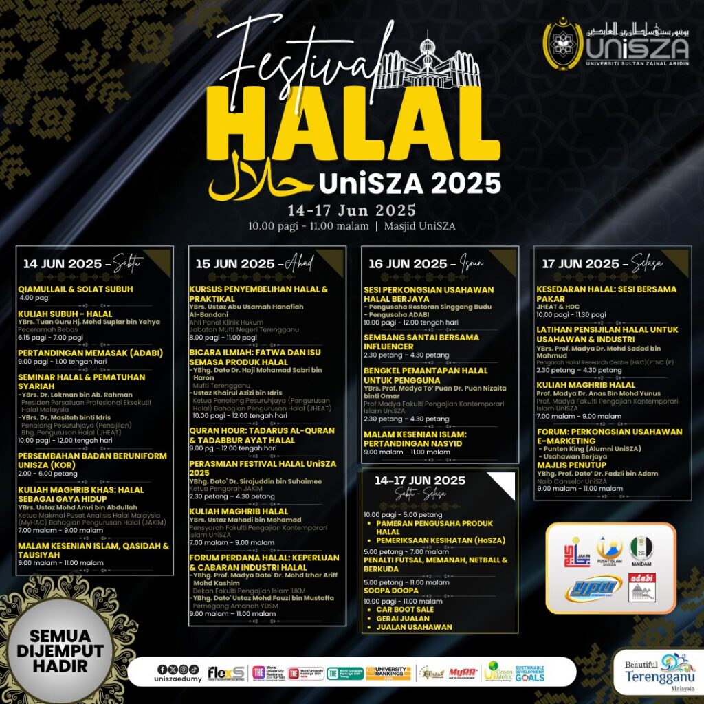 Festival Halal Unisza Tentatif