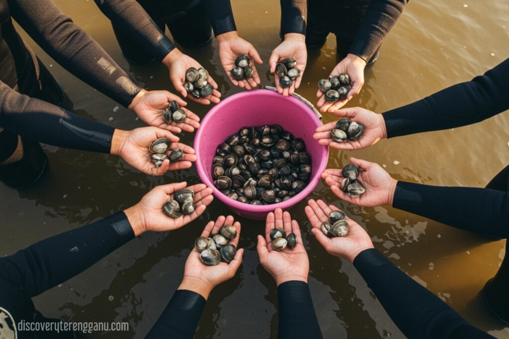 Pengalaman mencari lokan dan kepah di Setiu Wetlands